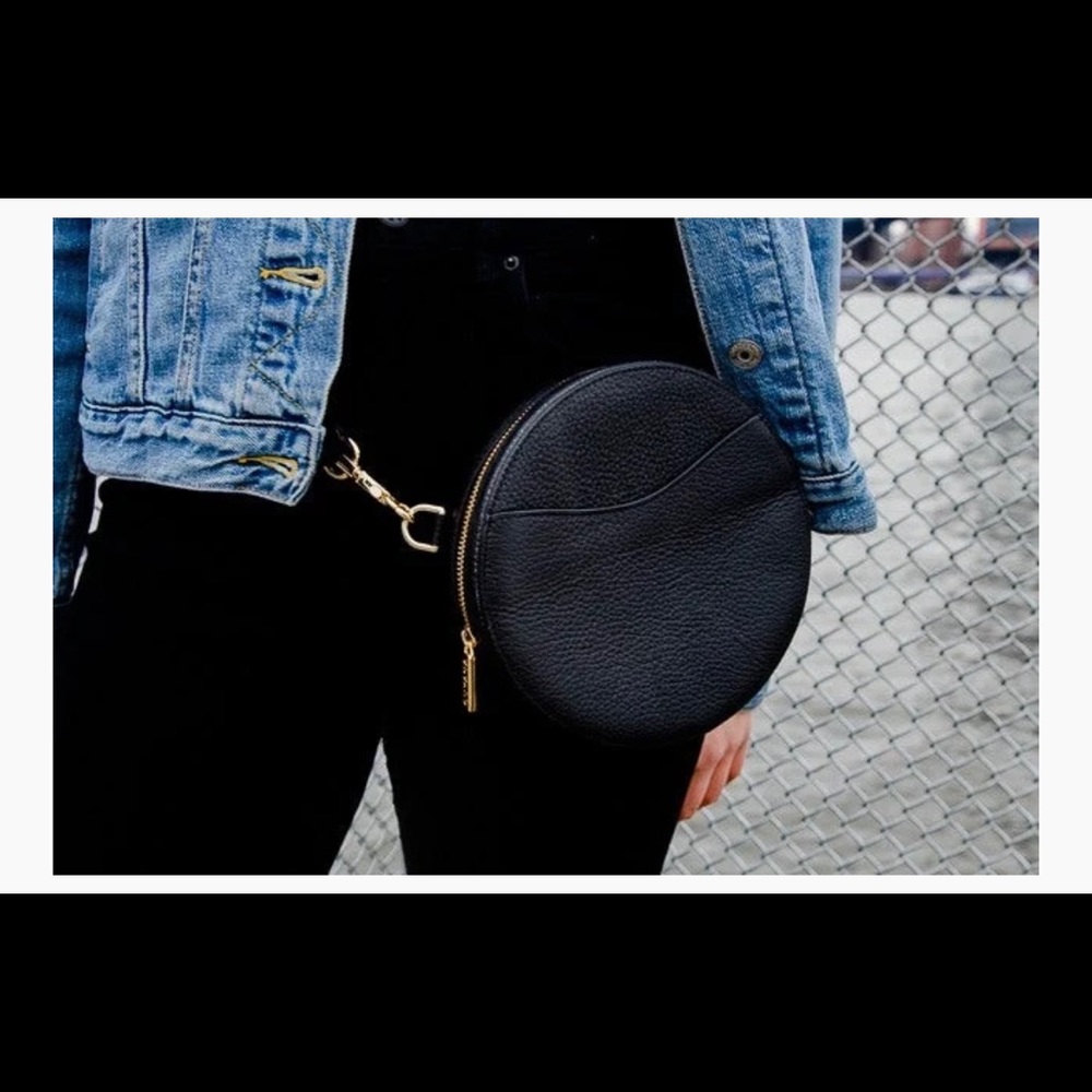 ISO: Cuyana Mini Circle Belt Bag, in Black